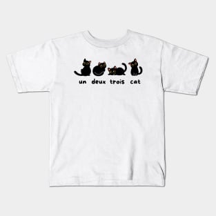 Un Deux Trois Cat Kids T-Shirt